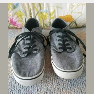 Mens Vans off the wall gray sneakers